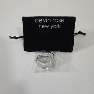 Devin Rose New York Silver Ring Set